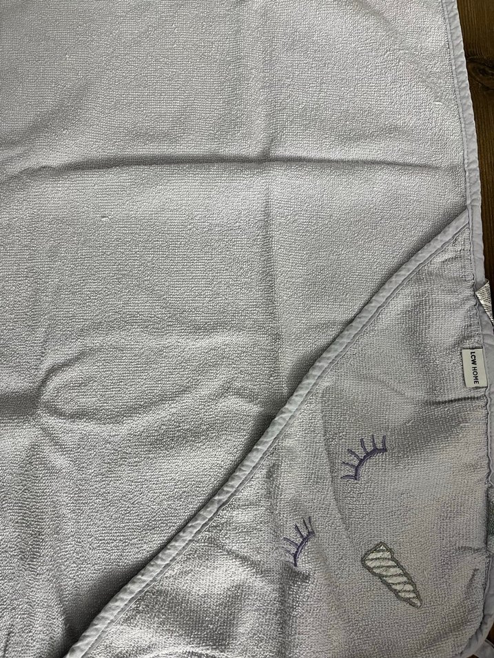 Kız Çocuk Kapüşonlu Pembe Bornoz - Görsel 3