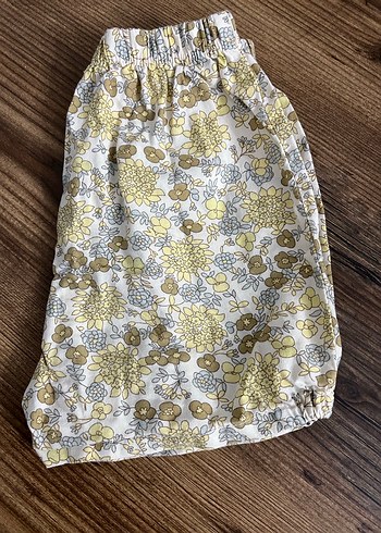 Vintage Bohem Şort Çiçek Desenli Mini şort 2li - Görsel 2