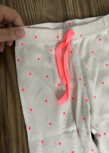 Beyaz Dantel Detaylı Kız Bebek Kısa Kollu Takım - Görsel 2