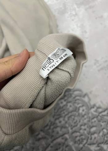 Kız Çocuk Bej Rahat Kesim Pantolon - Görsel 2