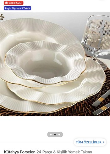Kütahya milena yemek takımı - Görsel 2