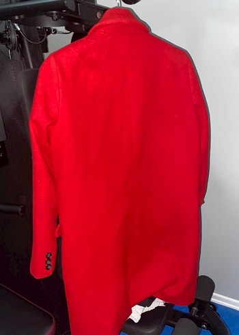 Koton Kırmızı Kaşe Kaban - Görsel 2