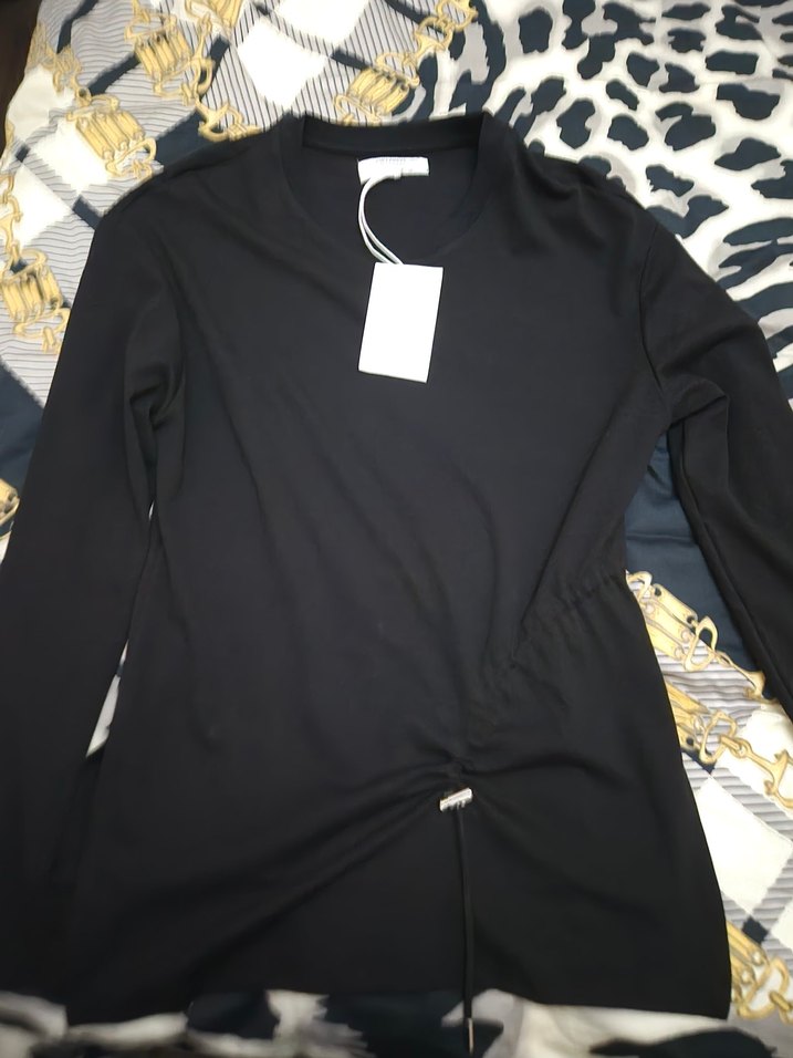 Pull&Bear Siyah Uzun Kollu Bluz - Görsel 3