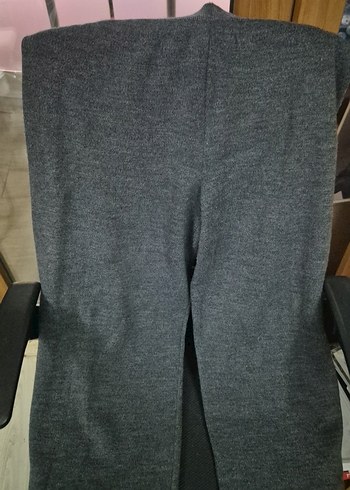 Düğmeli Gri Uzun Kollu Kadın Triko 2'li Takım - Görsel 3