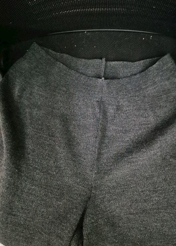 Düğmeli Gri Uzun Kollu Kadın Triko 2'li Takım - Görsel 4