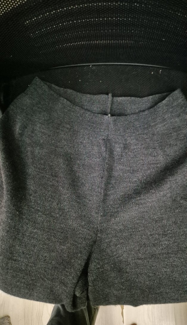 Düğmeli Gri Uzun Kollu Kadın Triko 2'li Takım - Görsel 4