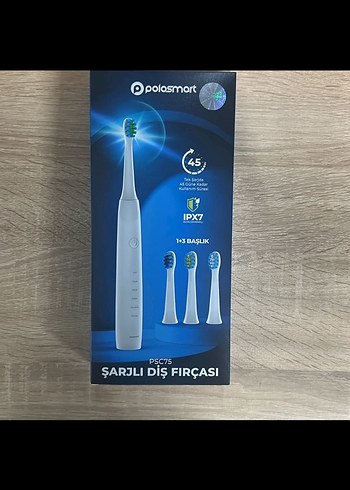 Polosmart Şarjlı Diş Fırçası PSC75 Beyaz - Görsel 3