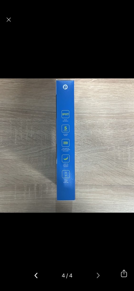 Polosmart Şarjlı Diş Fırçası PSC75 Beyaz - Görsel 2