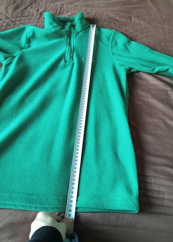 letoon Yeşil yarım Fermuarlı Polar - Görsel 5