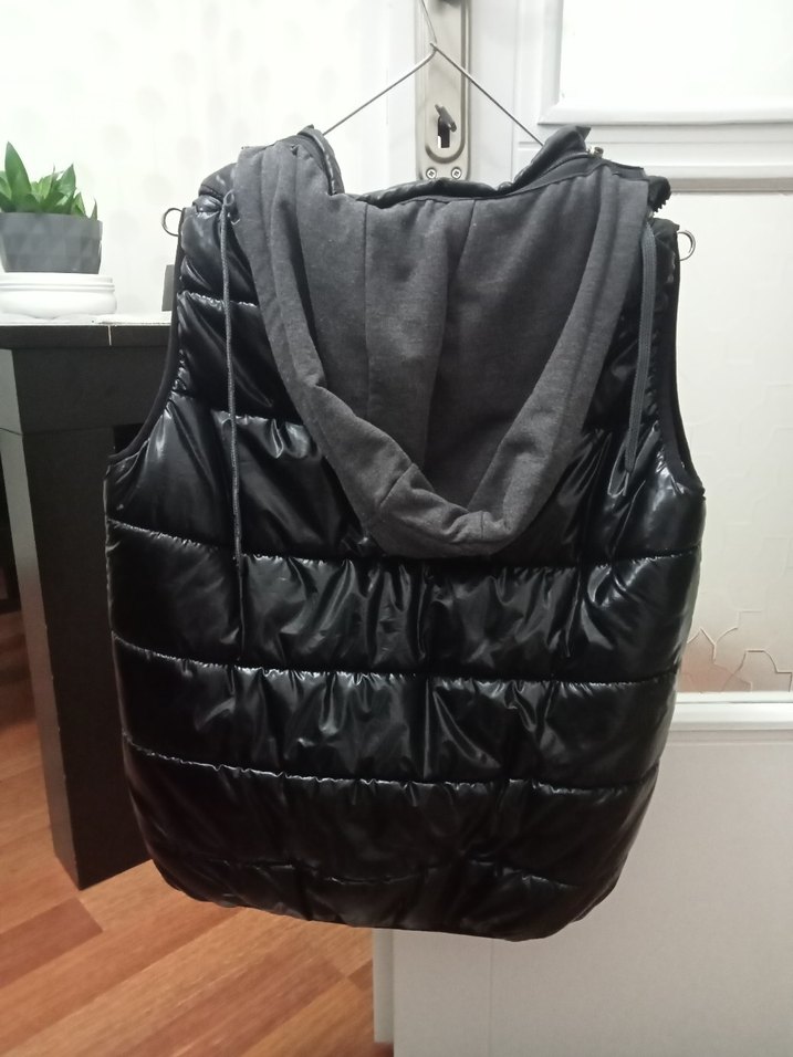 siyah unisex şişme yelek - Görsel 3