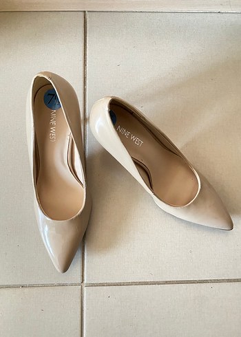 Bej Kadın Stiletto Topuklu Ayakkabı - Görsel 2