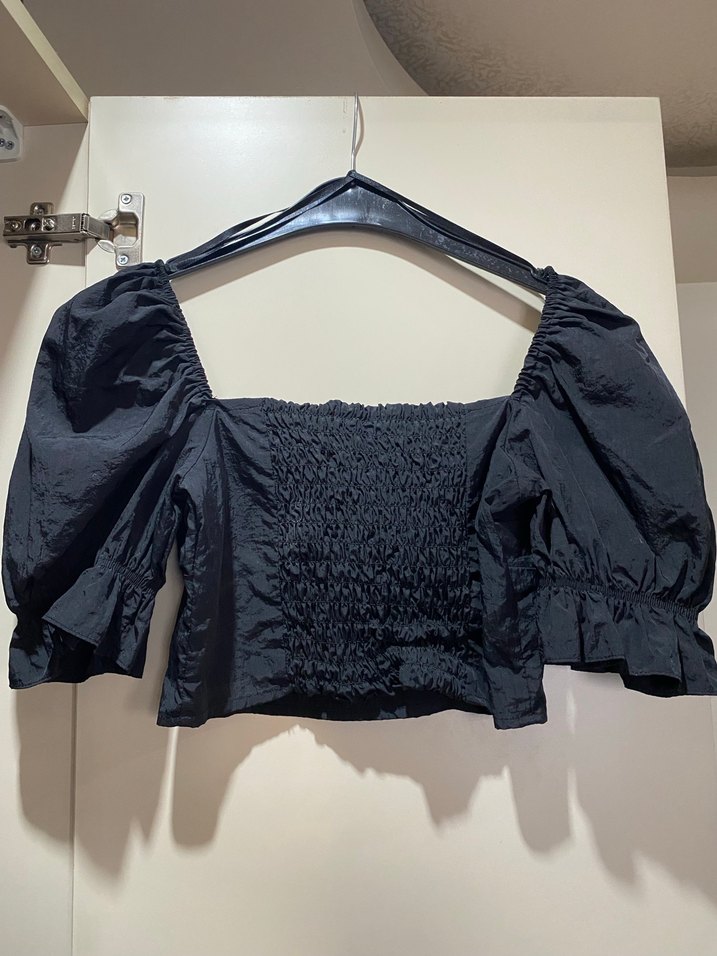 Siyah Gotik Mini Bluz - Görsel 2