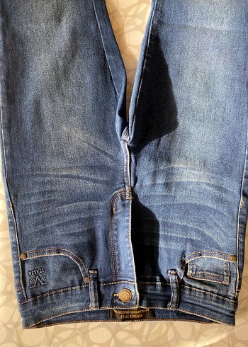 Kadın Lacivert Normal Boy Denim Pantolon - Görsel 2