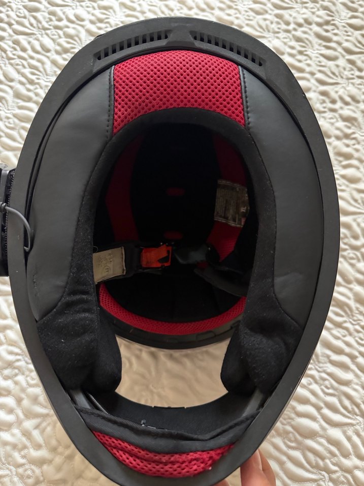 Siyah Biker Kask - Görsel 5