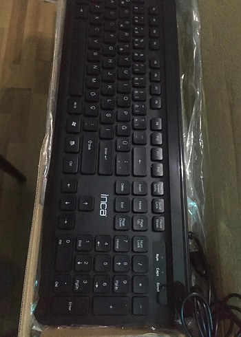 Inca Siyah Kablolu Klavye - Görsel 2