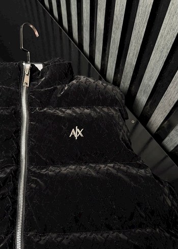 Fermuarlı Siyah Erkek Yelek-Siyah  Şişme Yelek  Şık & Spor - Görsel 2