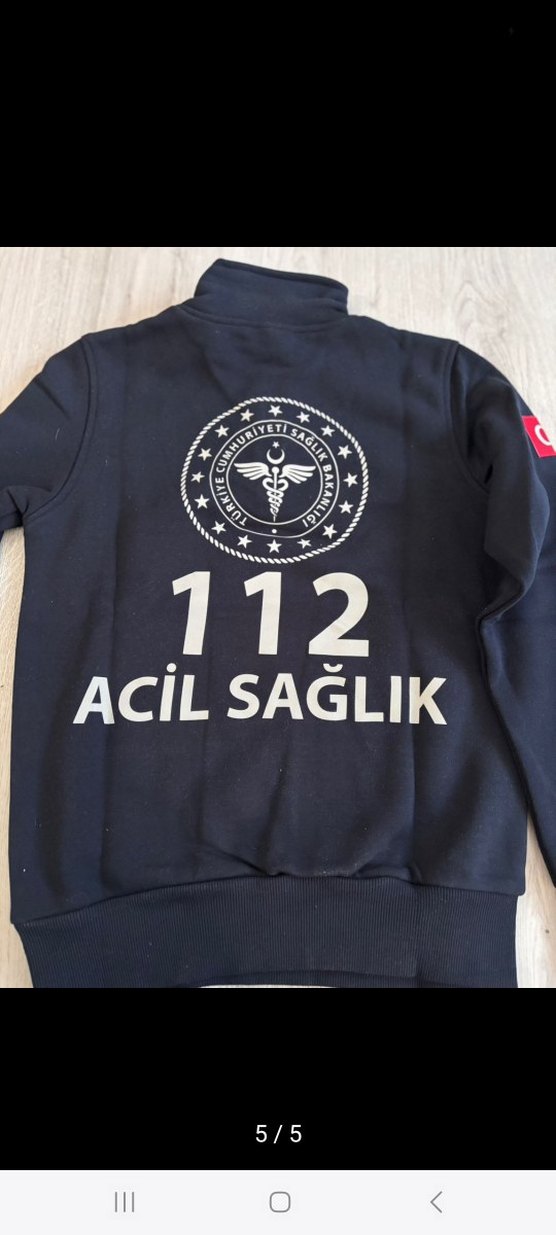 112 acil sağlık paramedik   sweat - Görsel 2