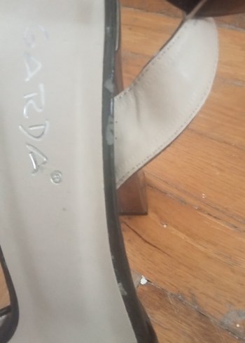 Siyah Parlak 
Kemerli Stiletto Topuklu Kadın yazlık Ayakkabı - Görsel 3