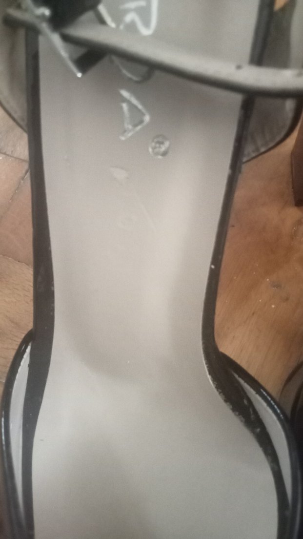 Siyah Parlak 
Kemerli Stiletto Topuklu Kadın yazlık Ayakkabı - Görsel 4