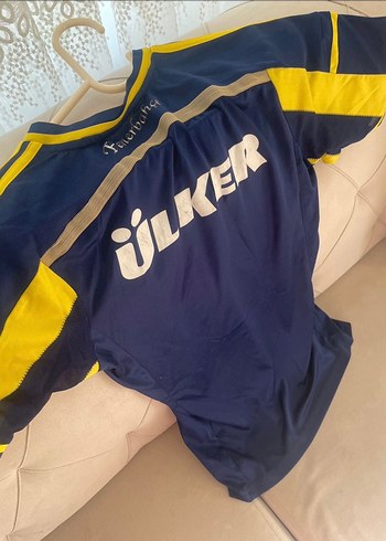 Kadın-Erkek Sarı Lacivert Fenerbahçe Forması - Görsel 2
