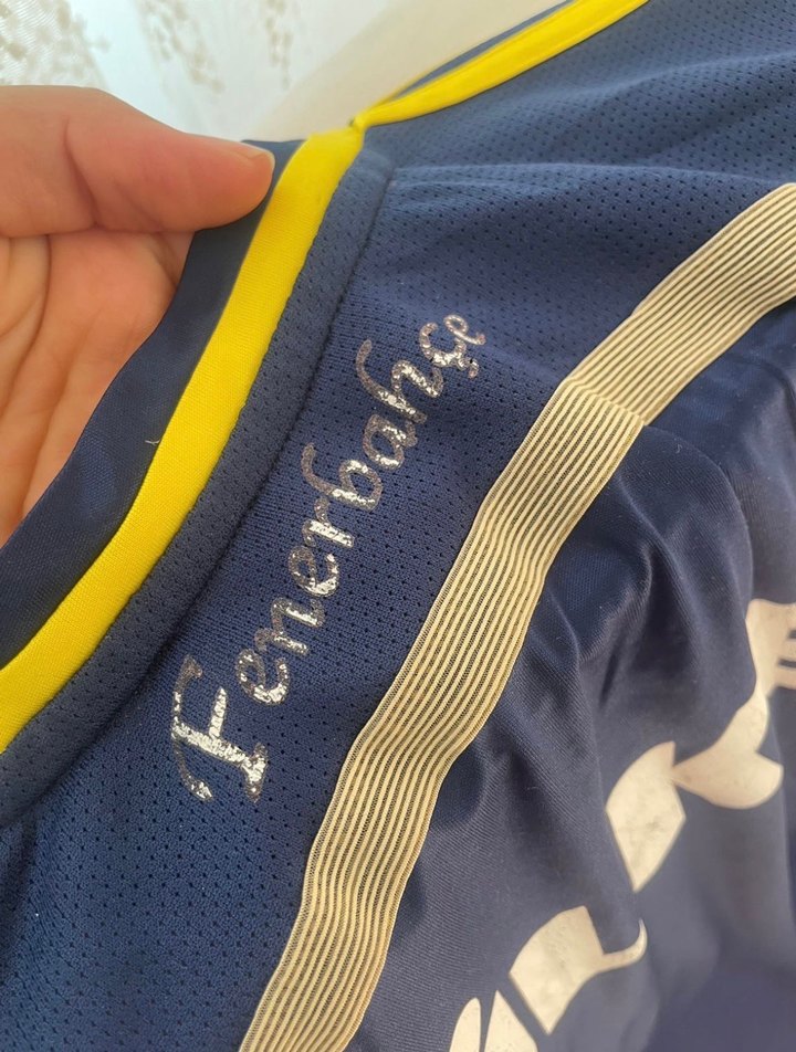 Kadın-Erkek Sarı Lacivert Fenerbahçe Forması - Görsel 3