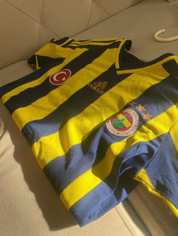 Kadın-Erkek Sarı Lacivert Fenerbahçe Forması - Görsel 5