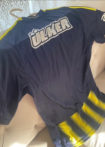 Sarı Siyah Baskılı Erkek-Kadın Spor Jersey Fenerbahçe Forma - Görsel 2