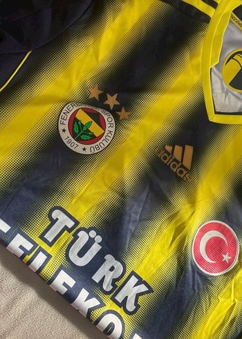 Sarı Siyah Baskılı Erkek-Kadın Spor Jersey Fenerbahçe Forma - Görsel 3