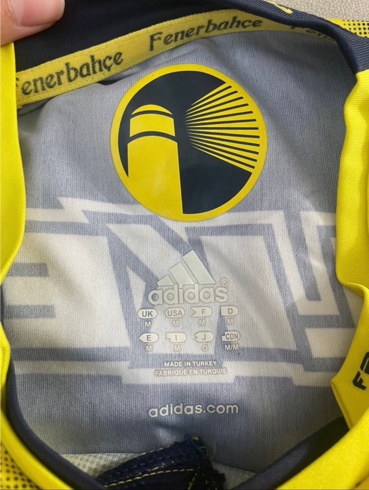 Sarı Siyah Baskılı Erkek-Kadın Spor Jersey Fenerbahçe Forma - Görsel 4