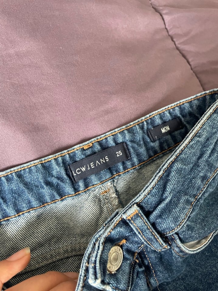 Klasik Mavi Kot Pantolon  Rahat Kesim - Görsel 3