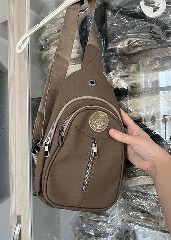 Kahverengi Kadın Çapraz Askılı Çanta - Görsel 7