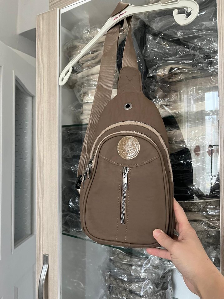 Kahverengi Kadın Çapraz Askılı Çanta - Görsel 2