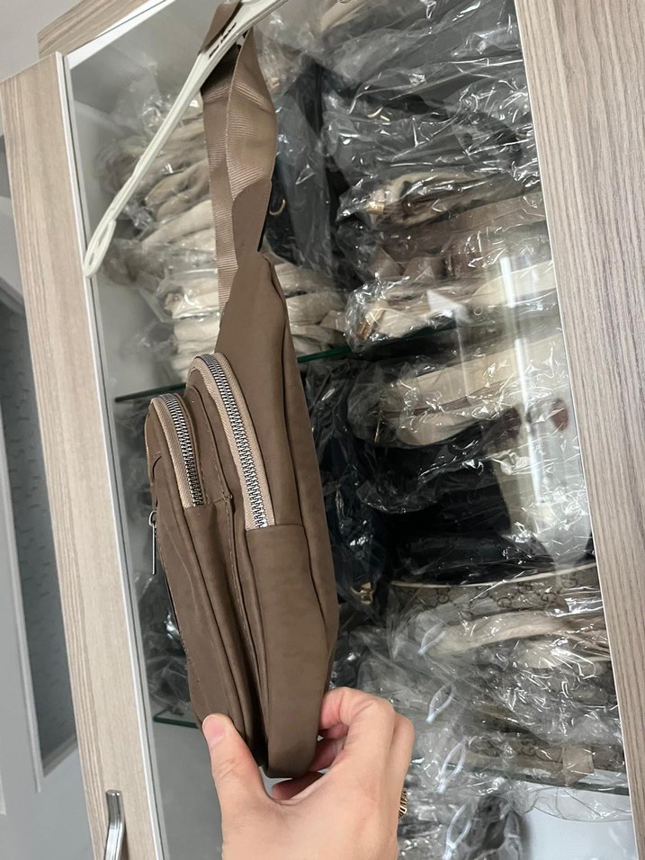 Kahverengi Kadın Çapraz Askılı Çanta - Görsel 5