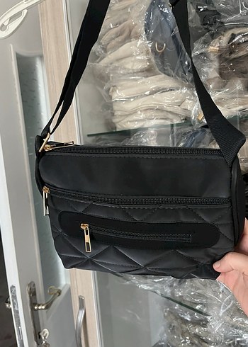 Siyah Fermuarlı Kadın Çanta - Görsel 7