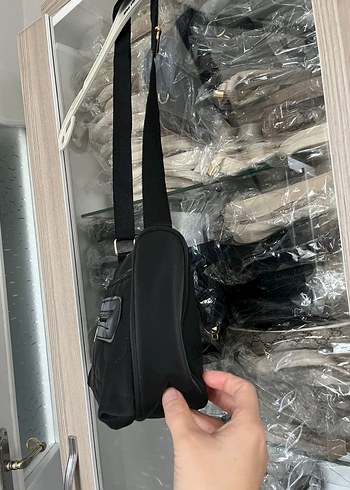 Siyah Fermuarlı Kadın Çanta - Görsel 6