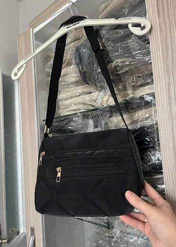 Siyah Fermuarlı Kadın Çanta - Görsel 10