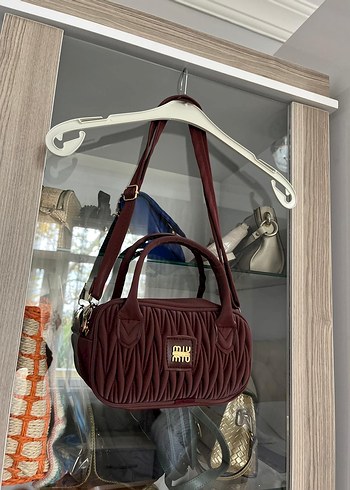 Kahverengi Deri Fırfırlı Kadın Çanta - Görsel 2