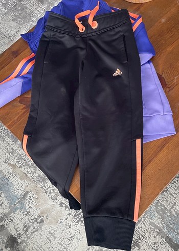 Kız Çocuk Mor Adidas Eşofman Takımı - Görsel 4