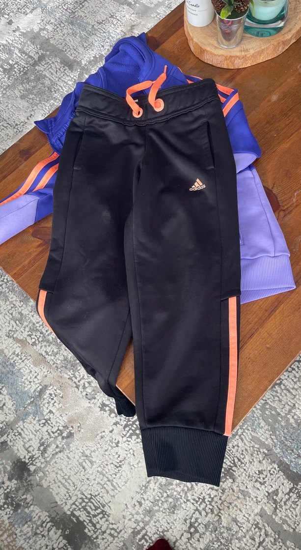 Kız Çocuk Mor Adidas Eşofman Takımı - Görsel 4