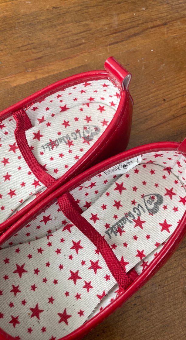 Kız Çocuk Kırmızı Fiyonklu Babet Ayakkabı - Görsel 3