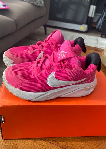 Nıke Kız Çocuk Pembe Spor Ayakkabı - Görsel 2