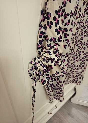 Koton Kadın Uzun Kollu Desenli Bluz - Görsel 4