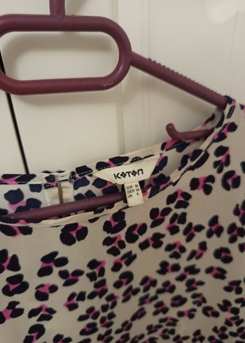 Koton Kadın Uzun Kollu Desenli Bluz - Görsel 2