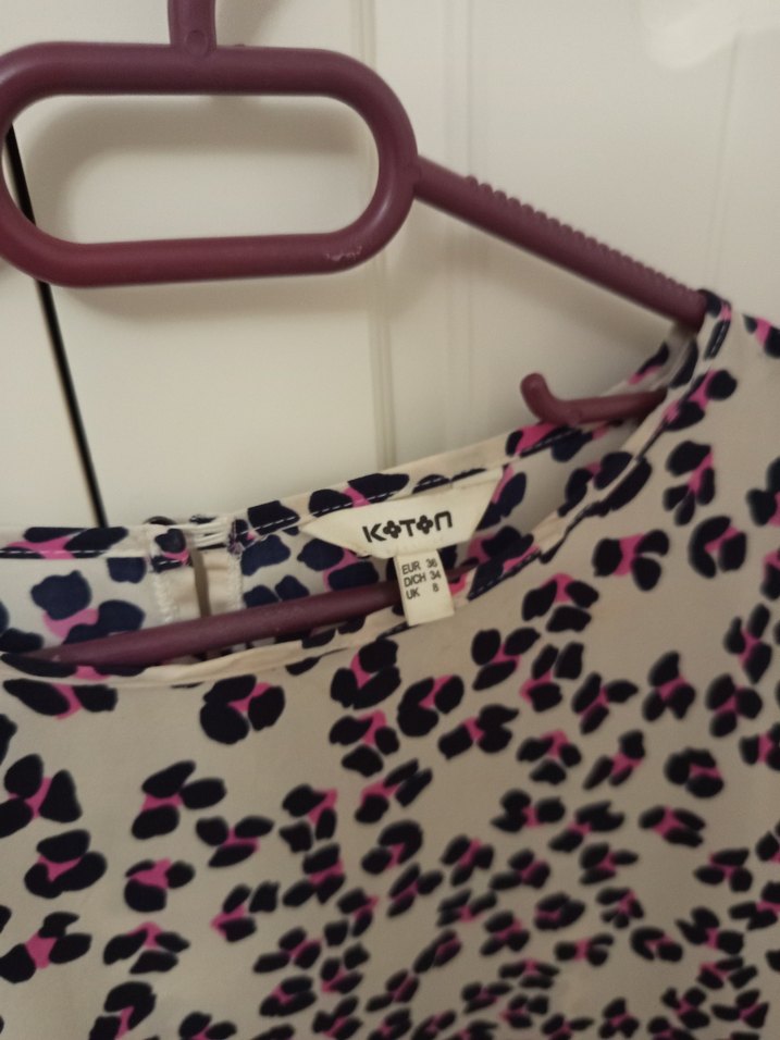 Koton Kadın Uzun Kollu Desenli Bluz - Görsel 2