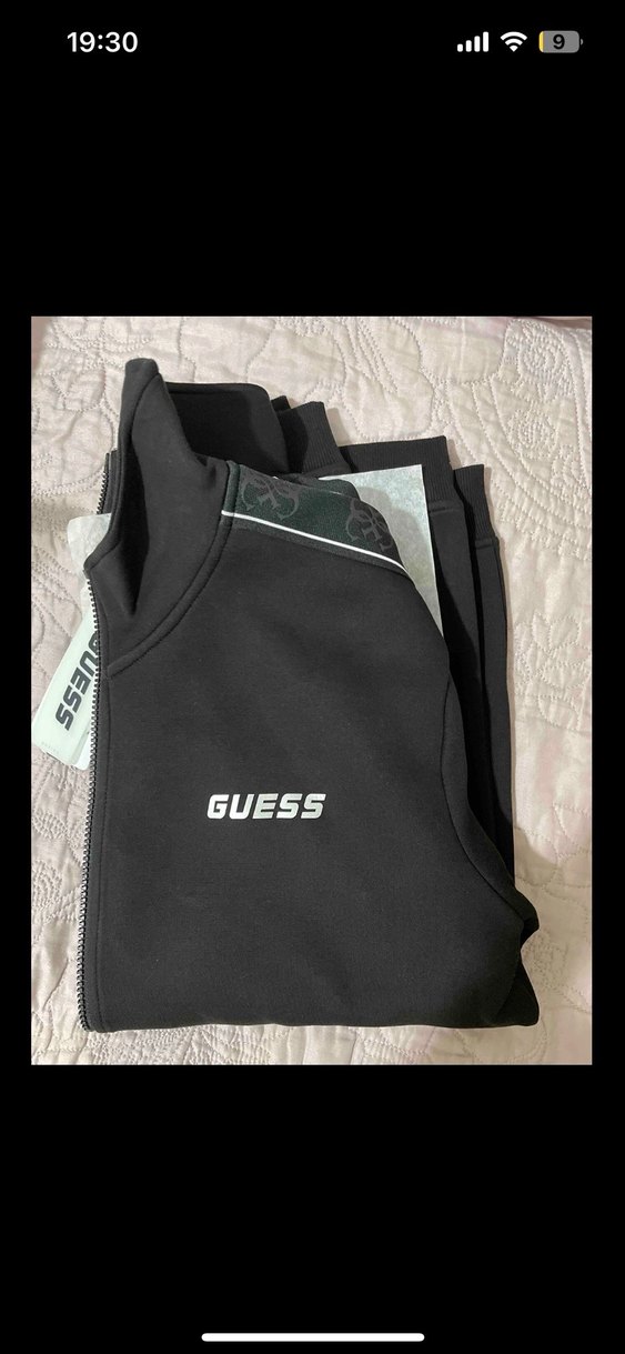 GUESS Siyah Fermuarlı Erkek Ceket - Görsel 2
