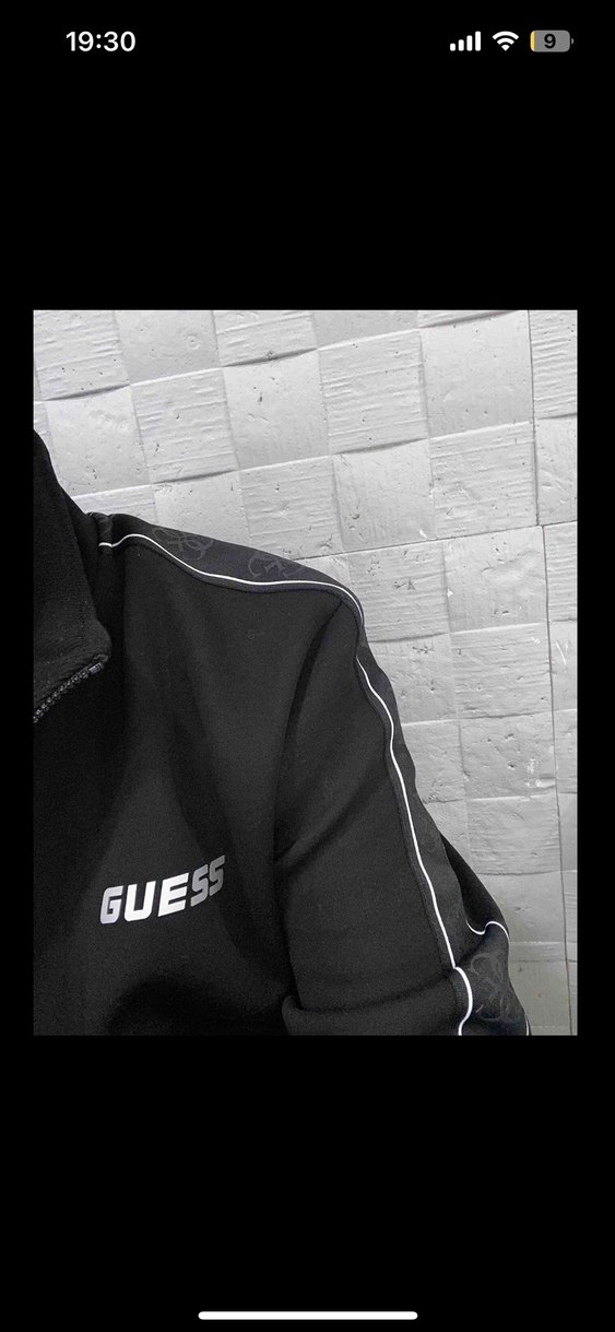 GUESS Siyah Fermuarlı Erkek Ceket - Görsel 3