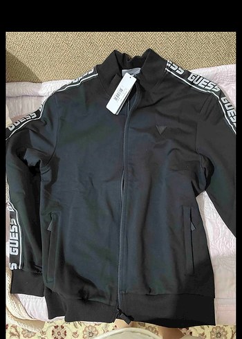 Guess Siyah Fermuarlı Erkek Ceket - Görsel 2