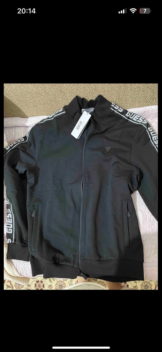 Guess Siyah Fermuarlı Erkek Ceket - Görsel 2