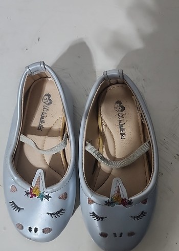 Kız Çocuk Bohem Nakışlı Beyaz Babet - Görsel 2