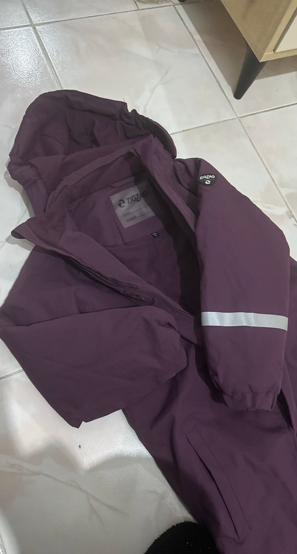 Kız Bebek Mor Polar Kayak Tulumu - Görsel 3